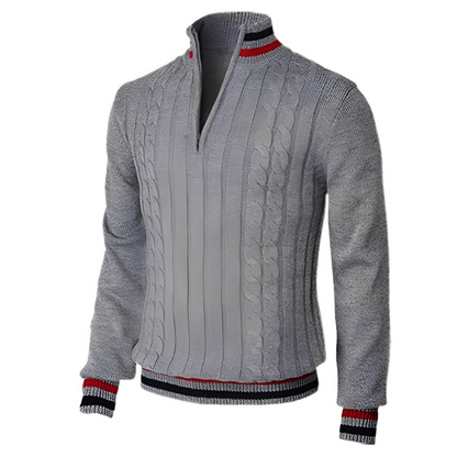 Jerry - Tyylikäs villapaita korkealla kauluksella miehille