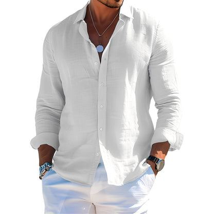 Félicien - Pitkähihainen klassinen pikeepaita miehille