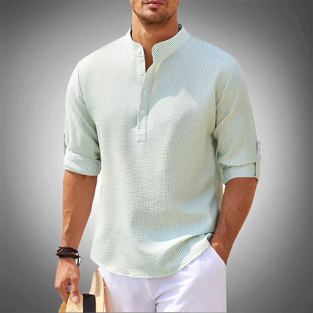 Adriennes - Mukava nappikauluspaita miehille