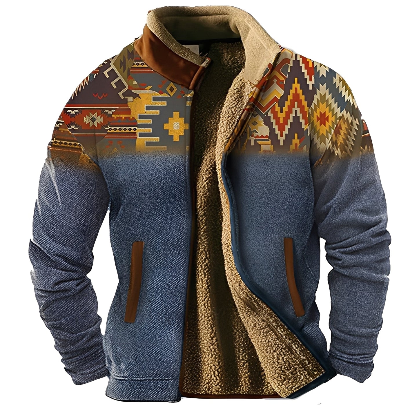 Aubert - Fleece-takki ulkoilu miehille