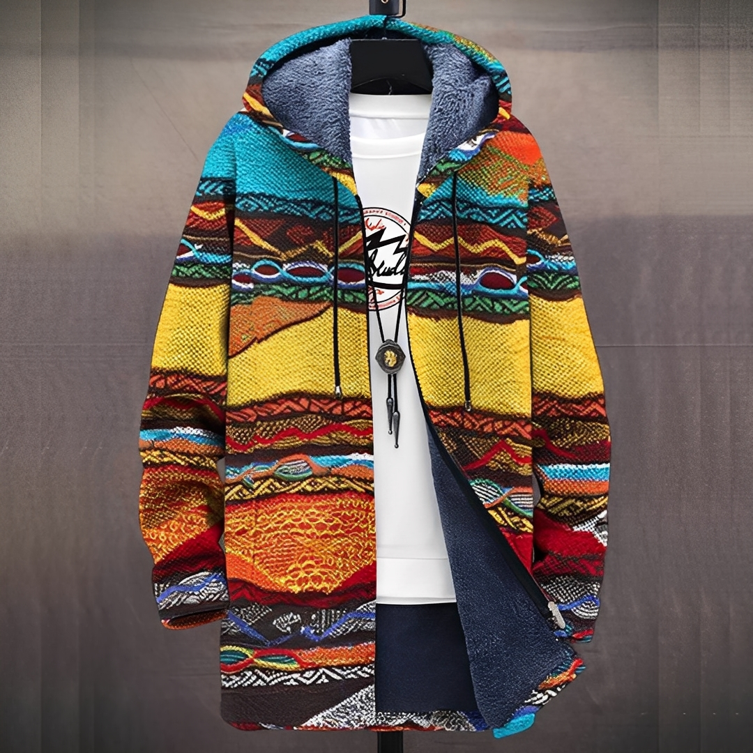 Antonny - Taiteellisesti painettu takki miehille