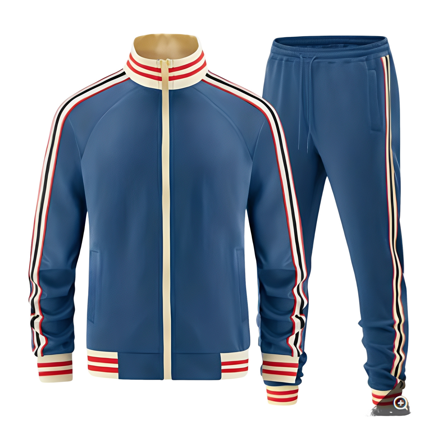 Cullen - Tyylikäs raidallinen urheilusetti miehille