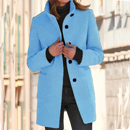 Tatienne - Pitkä nykyaikainen talvitakki naisille