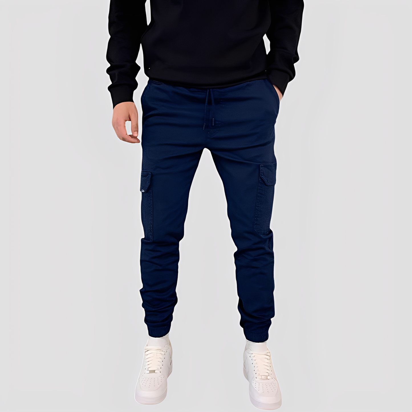 Brandon - Modernit cargo-verryttelyhousut miehille