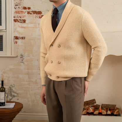 Arthur - Elegantti V-kaula-aukkoinen villatakki miehille