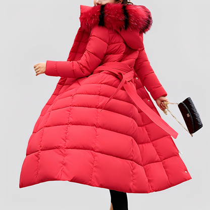 Mollie - Muotikas, topattu pitkä takki naisille