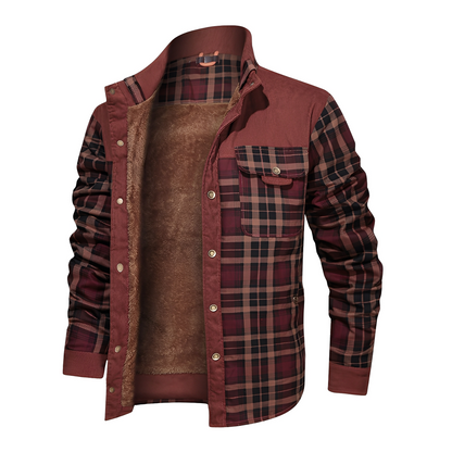 Harmon - Tyylikäs ruudullinen takki miehille