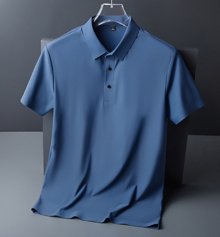 Malcom - Rento, hengittävä pikeepaita miehille