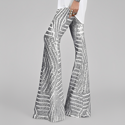 Aaralyn - Elegantti leveälahkeiset housut naisille