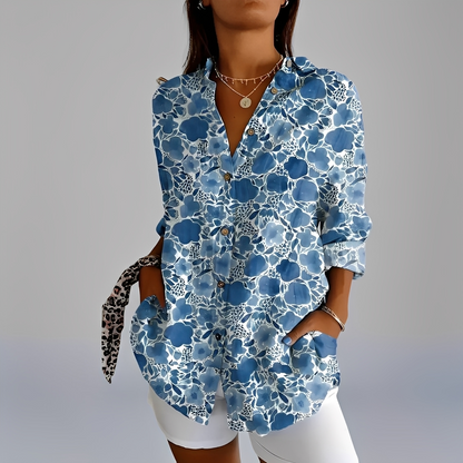 Annick - Elegantti pitkähihainen naisten pusero