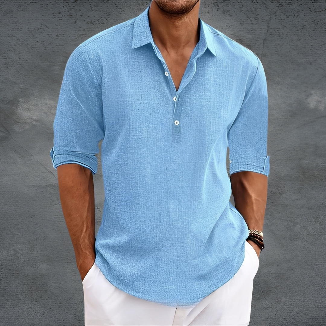 Nathanaël - Klassinen pitkähihainen paita miehille