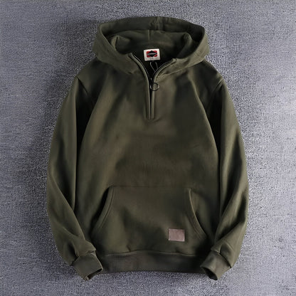 Tommy - Retro-huppari paksulla vetoketjulla miehille