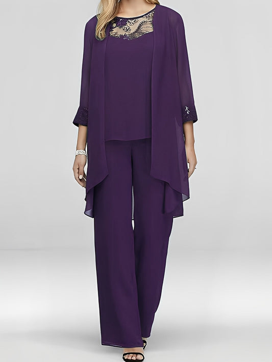 Nathalie - Tyylikäs kolmen osan asukokonaisuus naisille