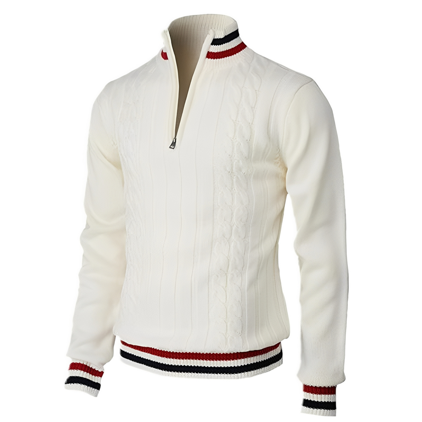 Jerry - Tyylikäs villapaita korkealla kauluksella miehille