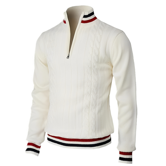 Jerry - Tyylikäs villapaita korkealla kauluksella miehille