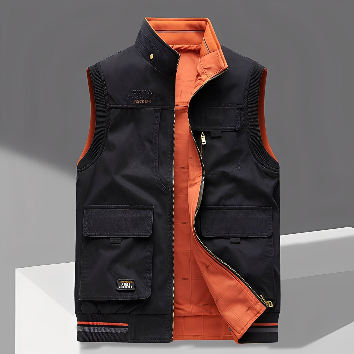 Géraud - Luksusliivi useilla taskuilla miehille