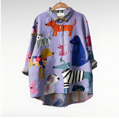 Eyden - Taiteellinen pitkähihainen paita naisille