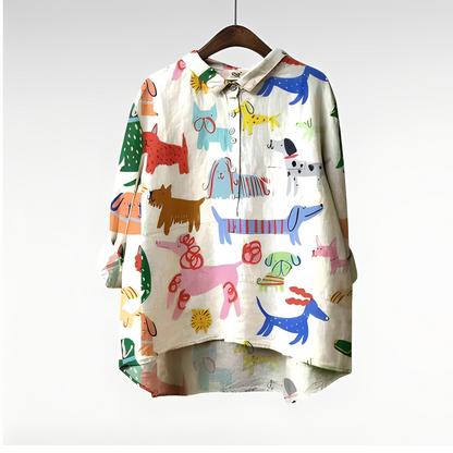 Eyden - Taiteellinen pitkähihainen paita naisille