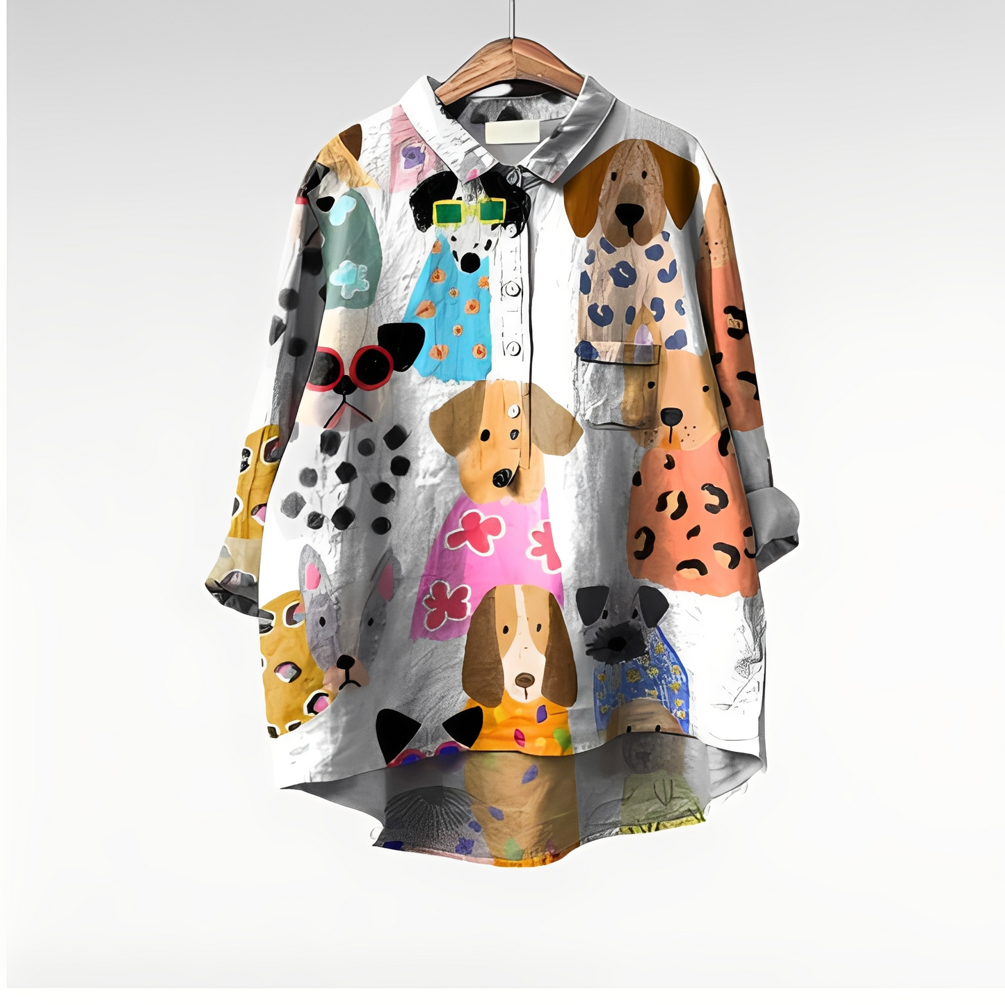 Eyden - Taiteellinen pitkähihainen paita naisille