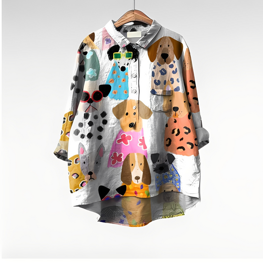 Eyden - Taiteellinen pitkähihainen paita naisille