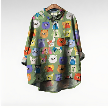 Eyden - Taiteellinen pitkähihainen paita naisille