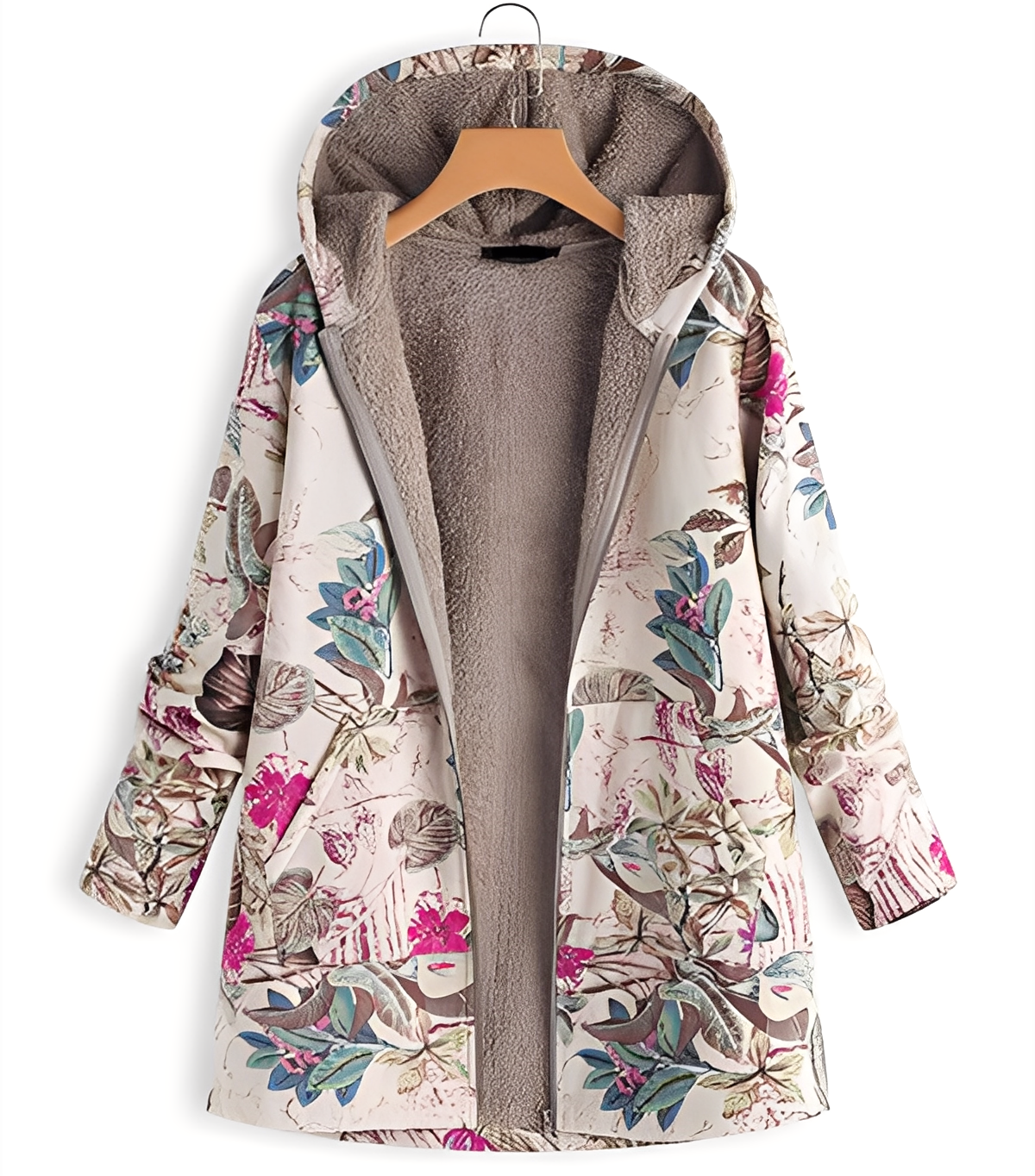 Jaslene - Klassinen, paksu, lämmin parka-takki naisille