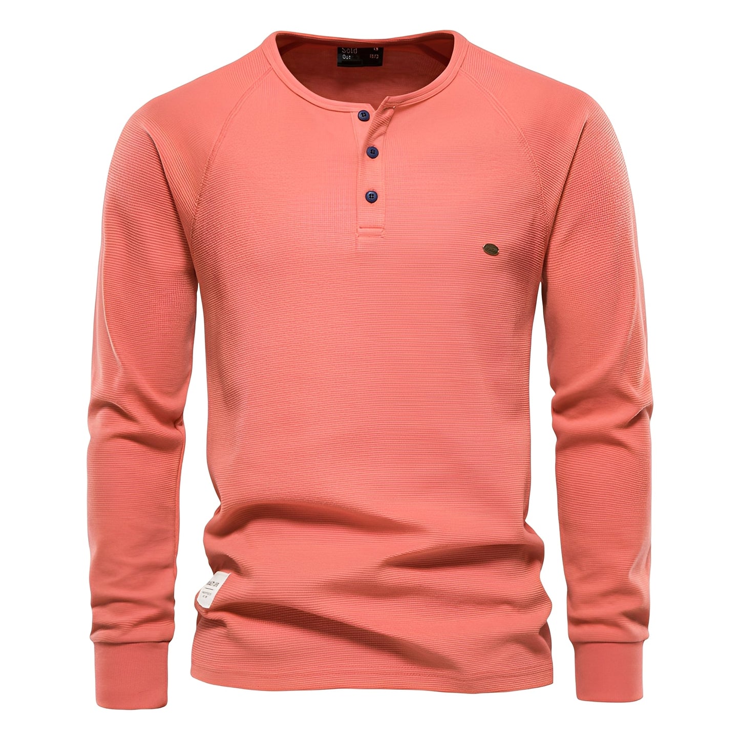 Joachim - Pitkähihainen vohvelikangas paita miehille