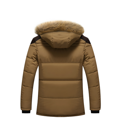 Shawn - Moderni takki irrotettavalla hupulla miehille