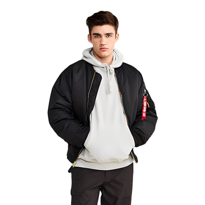 Norbert - Retro-lentäjätakki vuorauksella miehille