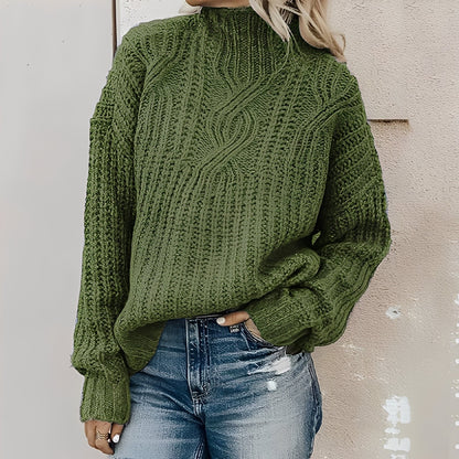 Colleen - Vapaa pusero korkealla kauluksella naisille