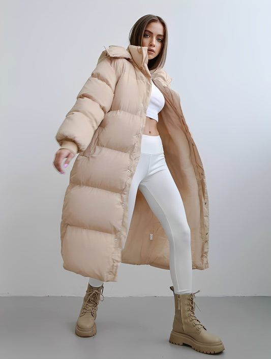 Eloise - Nykyaikainen, väljästi istuva takki hupulla naisille