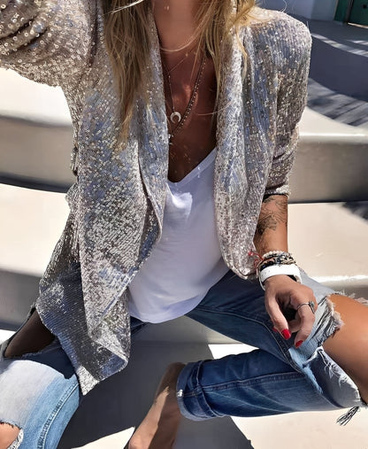 Abigaëlle - Bleiseri käänteillä ja paljeteilla naisille