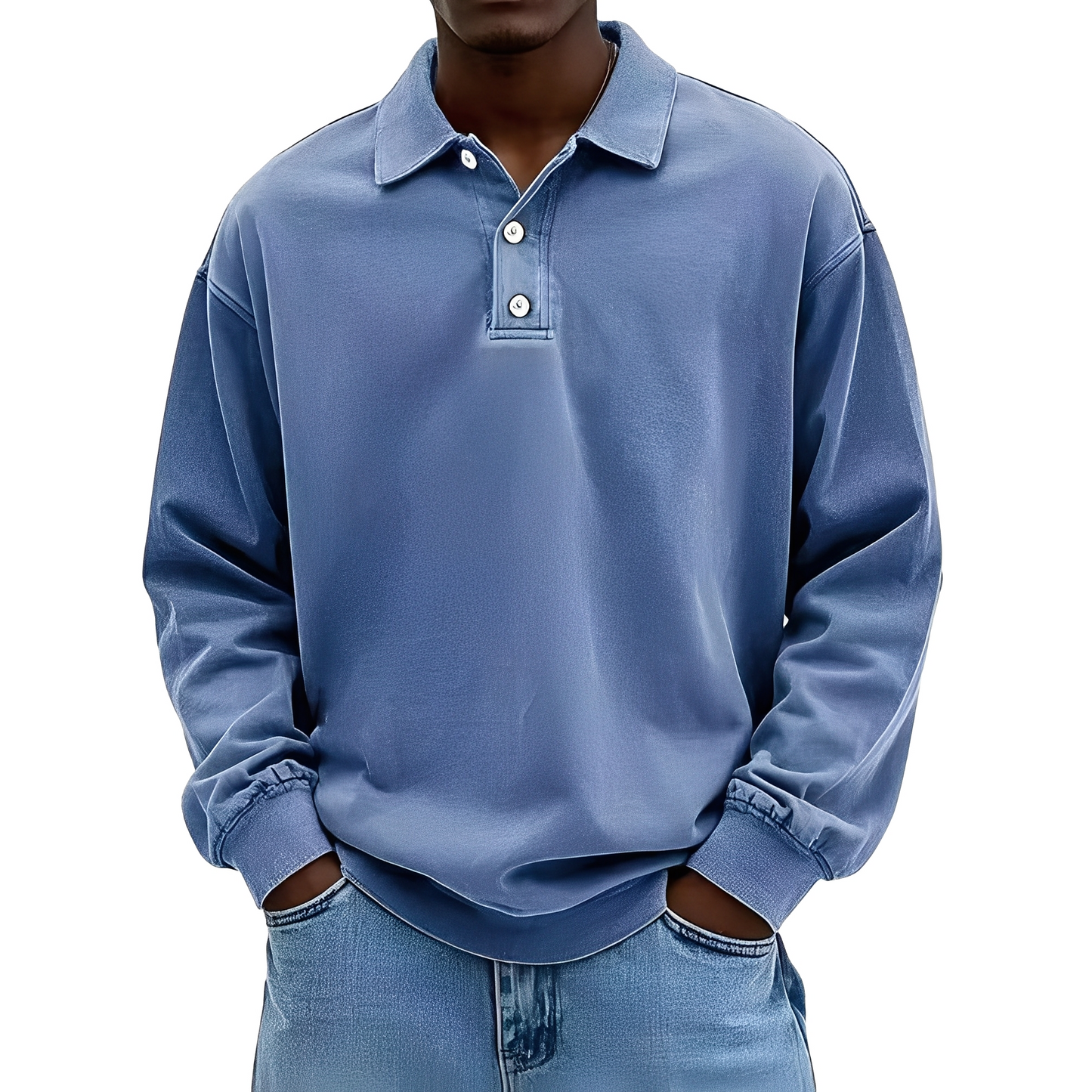 Chris - Klassinen paksu pitkähihainen paita miehille