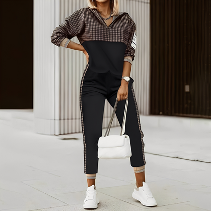 Hollie - Tyylikäs verryttelypuku vetoketjulla naisille