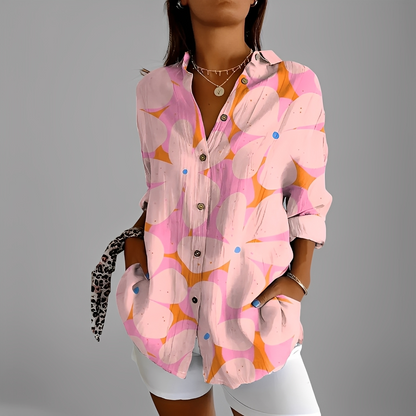 Annick - Elegantti pitkähihainen naisten pusero