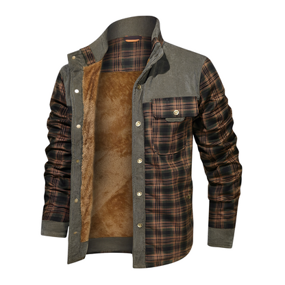 Harmon - Tyylikäs ruudullinen takki miehille