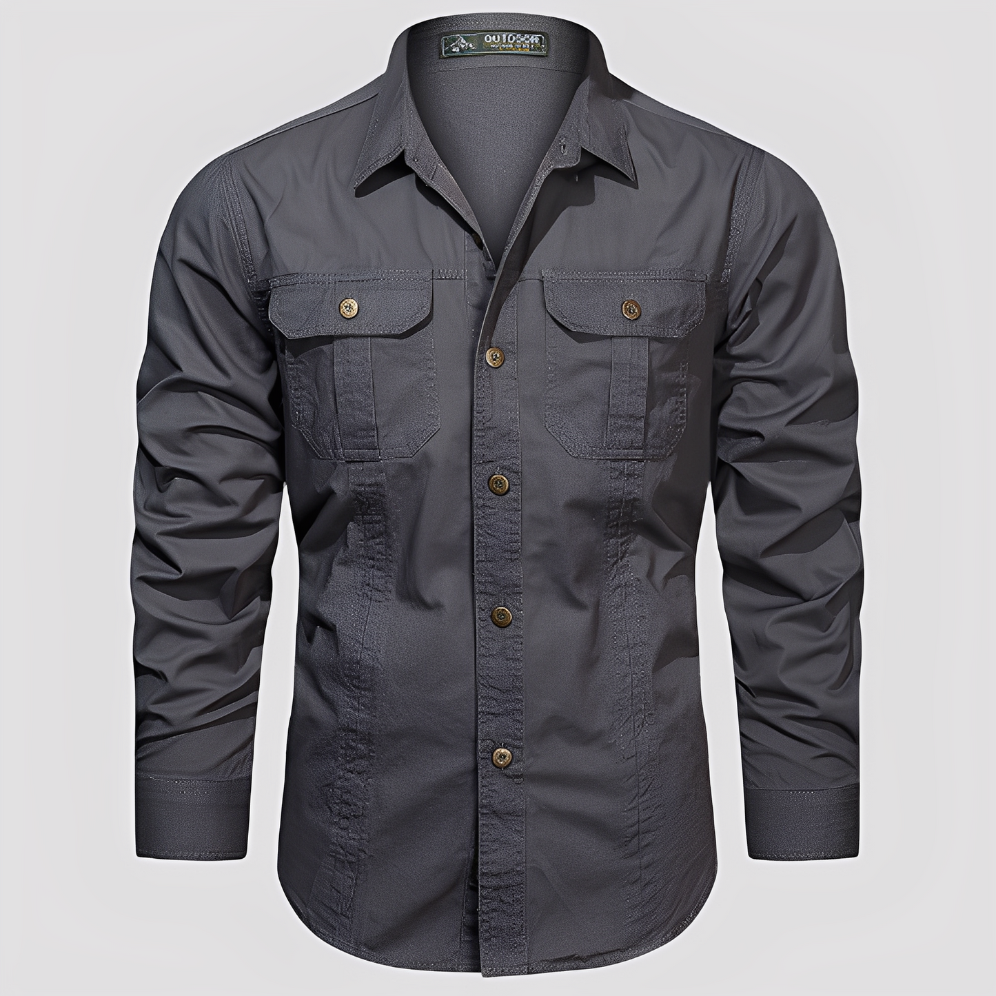 Ranulph - Rento Pitkähihainen Cargopaita Miehille