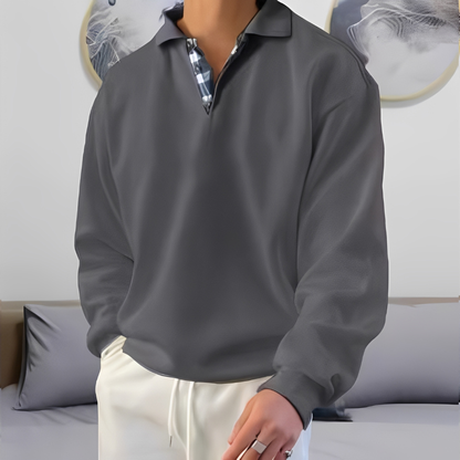 Colsen - Moderni vetoketjullinen villapaita miehille