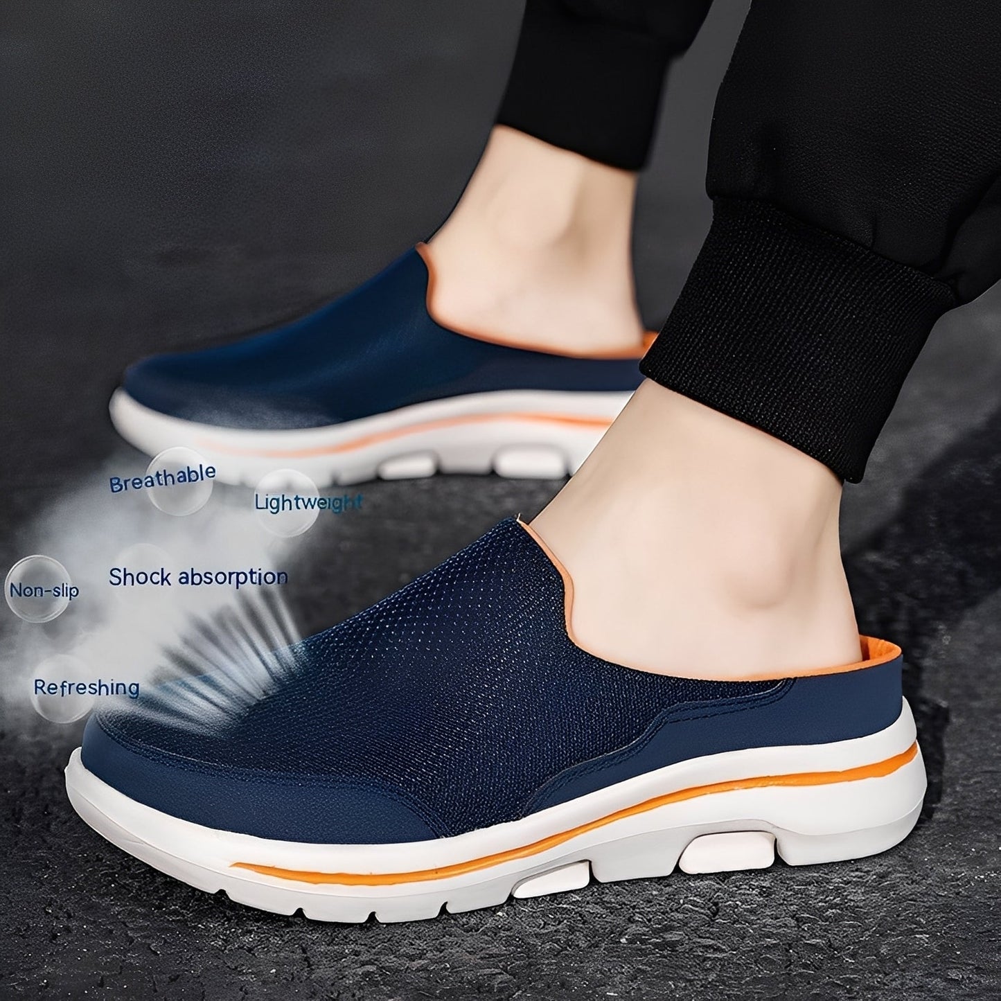 Harrison - Kevyet kengät, helppo pukea, pehmustetulla pohjalla