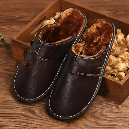 Xavier - Lämpimät puuvillasandaalit miehille