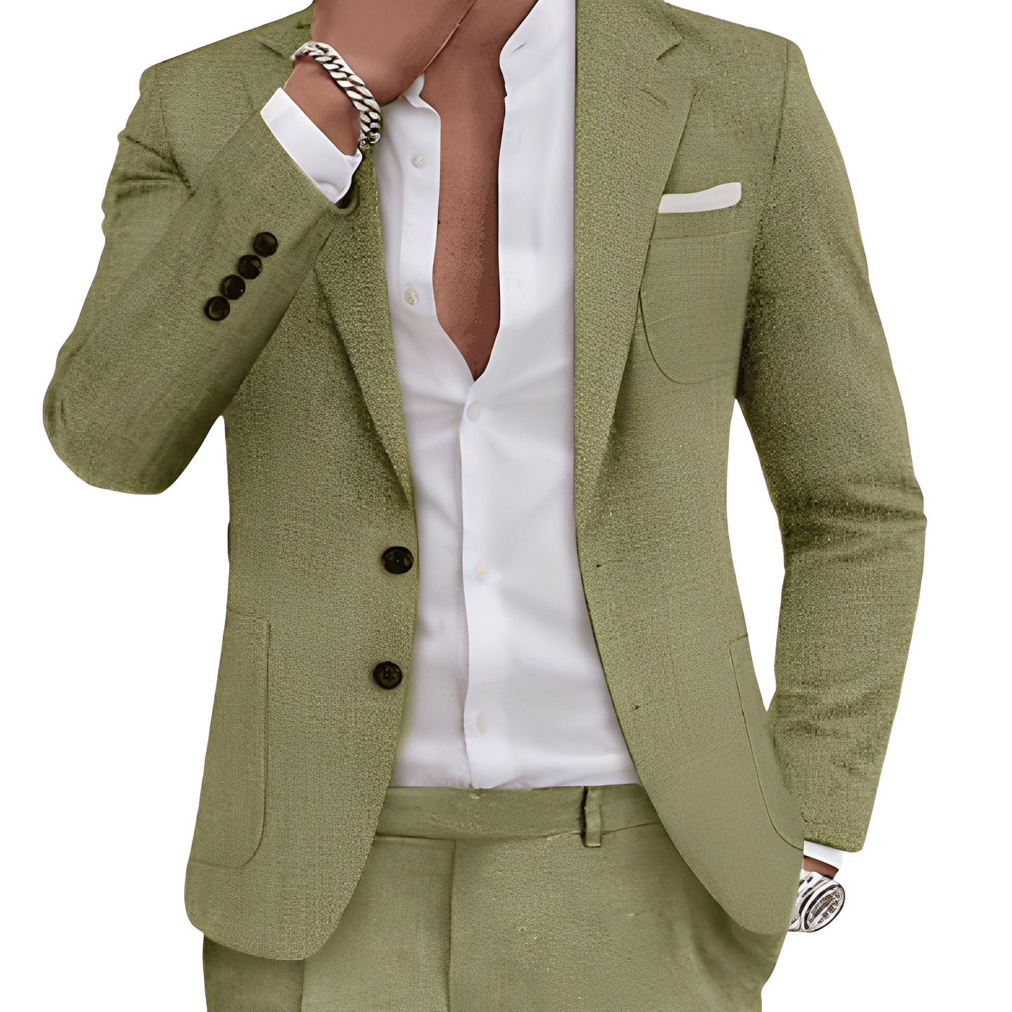 Clinton - Tyylikäs Puku Taskuilla Miehille