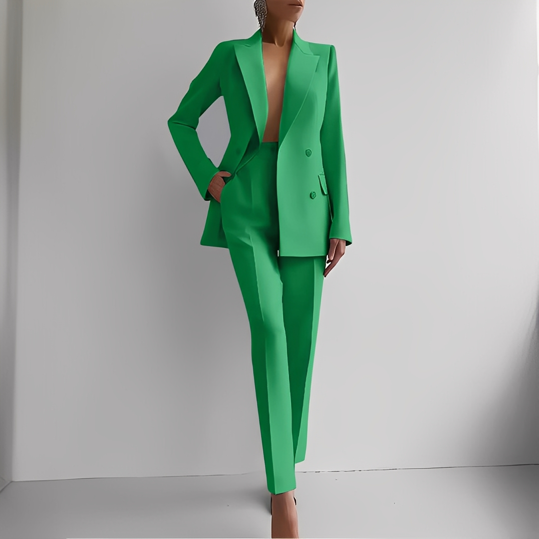 Marguerite - Virallinen puku setti pitkällä bleiserillä naisille