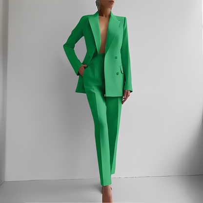 Marguerite - Virallinen puku setti pitkällä bleiserillä naisille