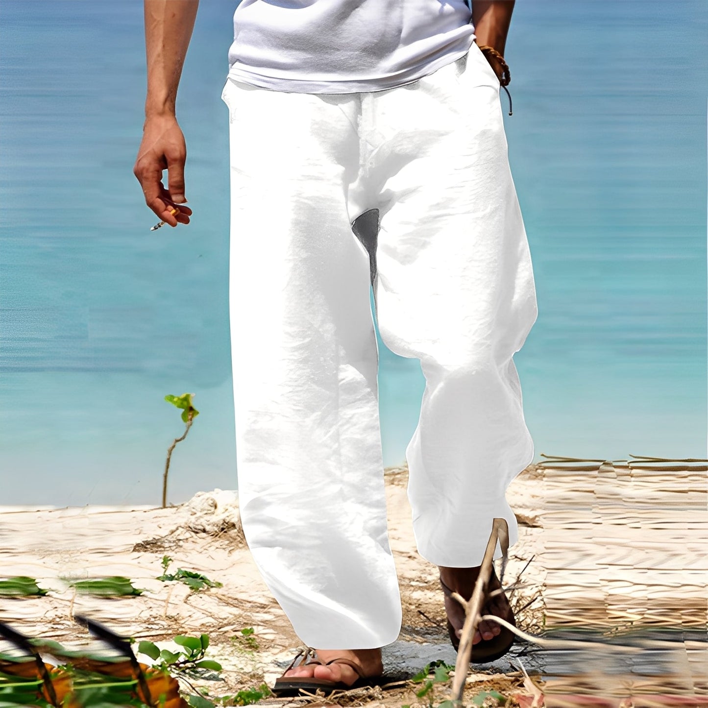 Milan - Mukavat pellavahousut miehille