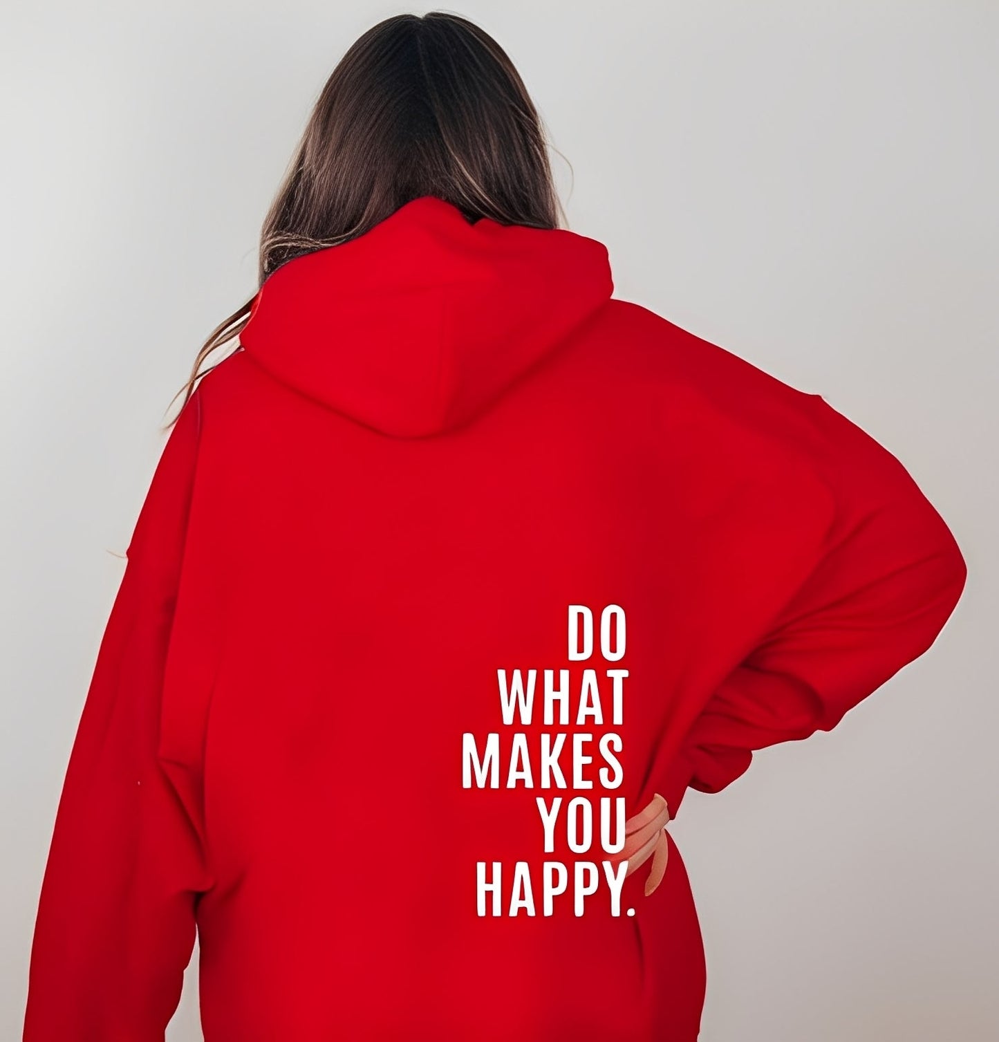 Adrienne - Tyylikäs huppari tekstillä naisille