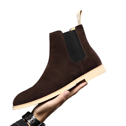 Harris - Klassiset Chelsea-saappaat nahkaa miehille