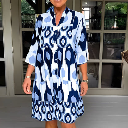 Floriane - Väljä kuvioitu mekko naisille