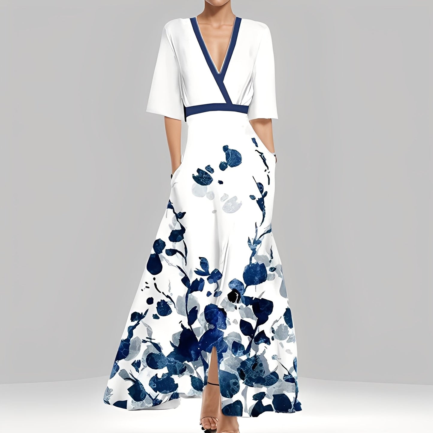 Geneviève - Elegantti kukkamekko naisille