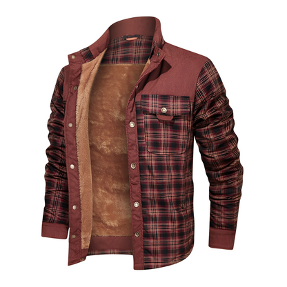 Harmon - Tyylikäs ruudullinen takki miehille