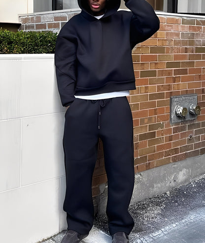 Marco - Rento ylisuurikokoinen hupparisetti miehille